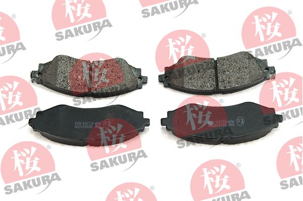 SAKURA 600-00-8390 Brake Pad Set, disc brake