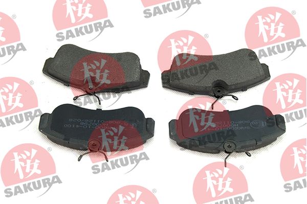 SAKURA 600-10-4100 Brake Pad Set, disc brake