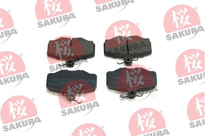 Brake Pad Set, disc brake SAKURA 601-10-4100