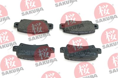 Brake Pad Set, disc brake SAKURA 601-20-3720