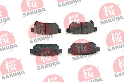 Brake Pad Set, disc brake SAKURA 601-40-6620