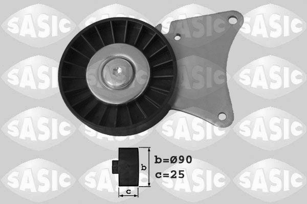 SASIC 1620024 Deflection/Guide Pulley, V-ribbed belt
