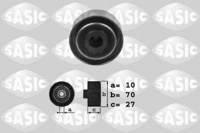 Deflection/Guide Pulley, V-ribbed belt SASIC 1620036