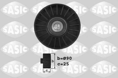 Deflection/Guide Pulley, V-ribbed belt SASIC 1620049