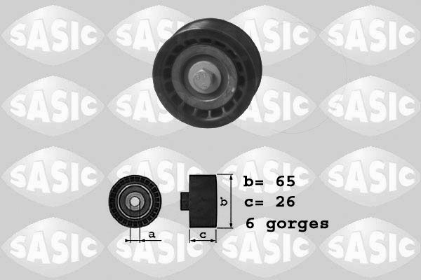 SASIC 1620054 Deflection/Guide Pulley, V-ribbed belt