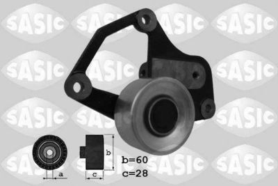 Deflection/Guide Pulley, V-ribbed belt SASIC 1620064
