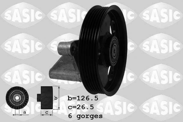 SASIC 1624010 Deflection/Guide Pulley, V-ribbed belt