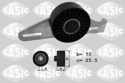 Belt Tensioner, V-ribbed belt SASIC 1624015