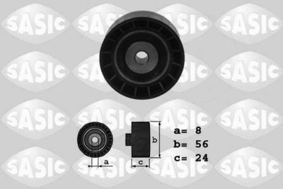 Deflection/Guide Pulley, V-ribbed belt SASIC 1624027