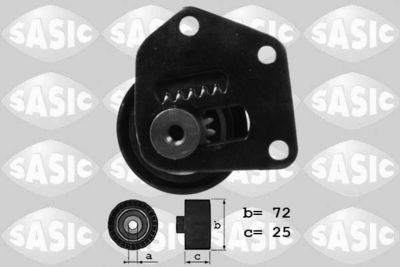 Deflection/Guide Pulley, V-ribbed belt SASIC 1624040