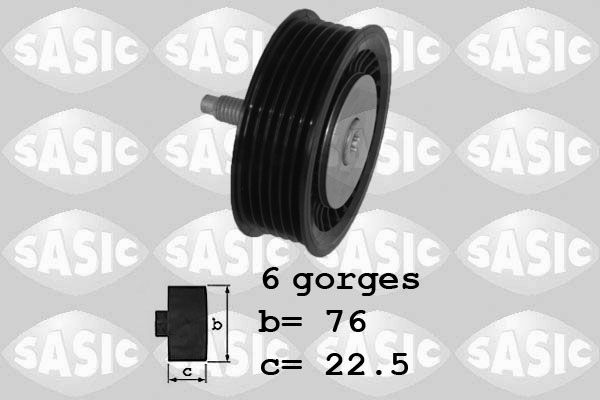 SASIC 1624058 Deflection/Guide Pulley, V-ribbed belt