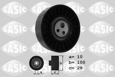 Deflection/Guide Pulley, V-ribbed belt SASIC 1626020