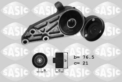 Belt Tensioner, V-ribbed belt SASIC 1626044
