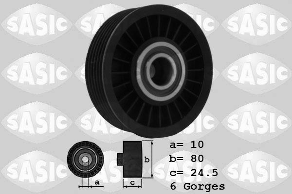 SASIC 1626075 Deflection/Guide Pulley, V-ribbed belt