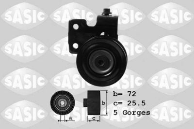 Belt Tensioner, V-ribbed belt SASIC 1626105