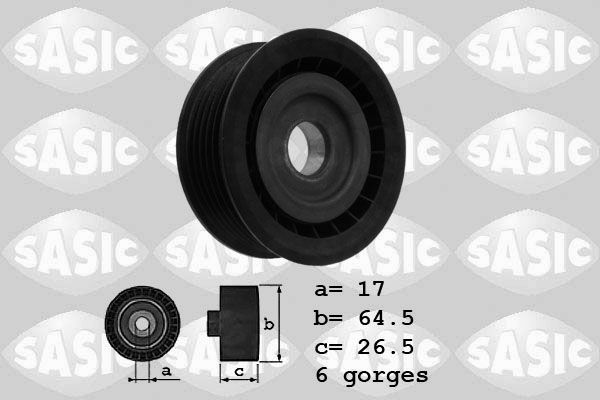 SASIC 1626108 Deflection/Guide Pulley, V-ribbed belt