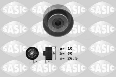 Deflection/Guide Pulley, V-ribbed belt SASIC 1626111