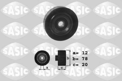 Belt Tensioner, V-ribbed belt SASIC 1626118