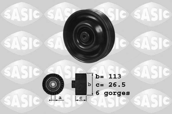 SASIC 1626121 Deflection/Guide Pulley, V-ribbed belt