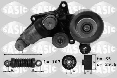 Belt Tensioner, V-ribbed belt SASIC 1626135
