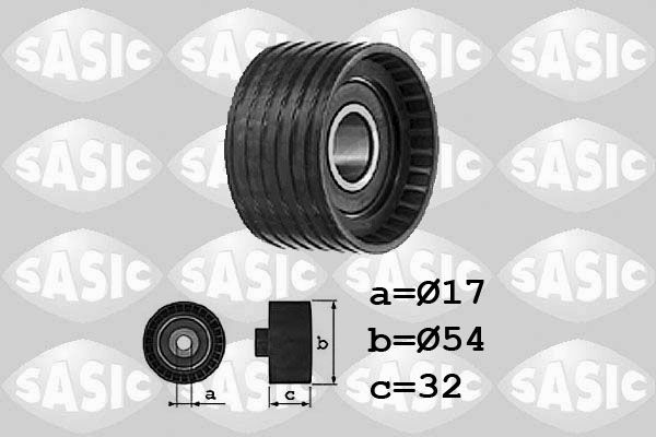 SASIC 1704009 Deflection/Guide Pulley, timing belt