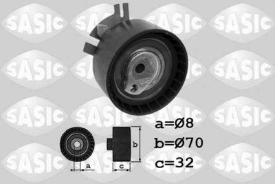Tensioner Pulley, timing belt SASIC 1704020