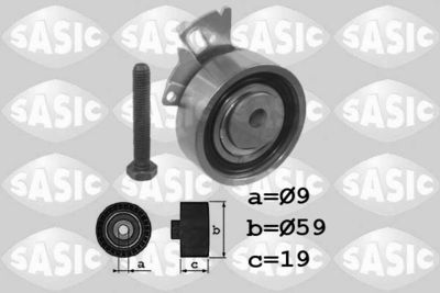 Tensioner Pulley, timing belt SASIC 1706041