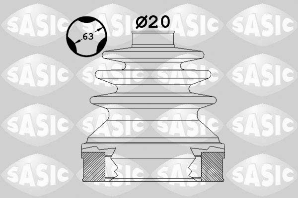 SASIC 1900003 Bellow Kit, drive shaft