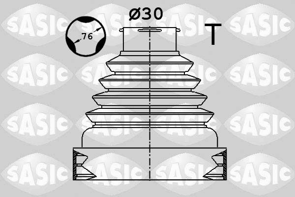 SASIC 1900038 Bellow Kit, drive shaft