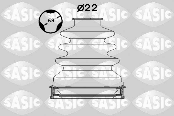 SASIC 1904027 Bellow Kit, drive shaft