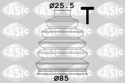 Bellow Kit, drive shaft SASIC 1904029