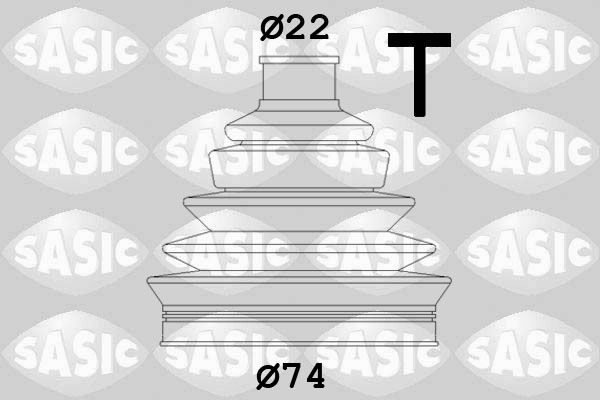 SASIC 1906004 Bellow Kit, drive shaft