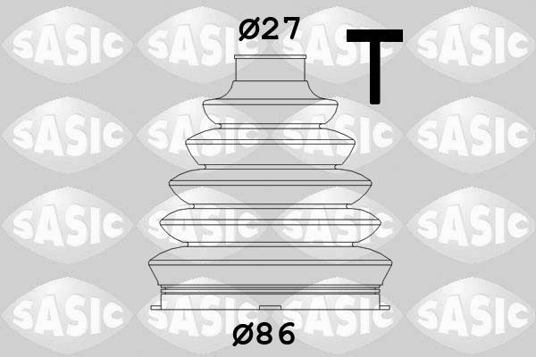 SASIC 1906070 Bellow Kit, drive shaft