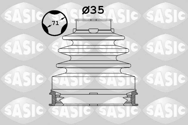 SASIC 1906082 Bellow Kit, drive shaft