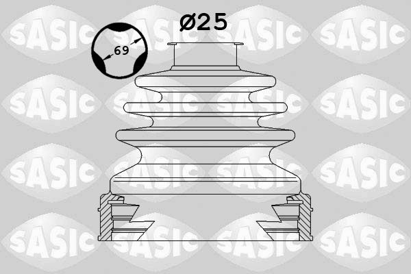 SASIC 1906090 Bellow Kit, drive shaft