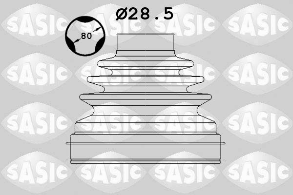 SASIC 1906132 Bellow Kit, drive shaft