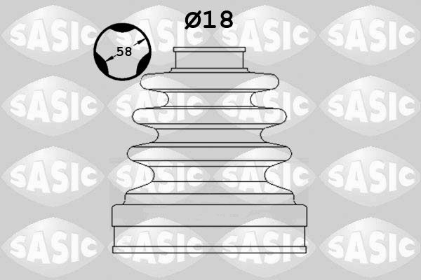 SASIC 1906168 Bellow Kit, drive shaft
