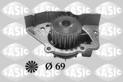 Water Pump, engine cooling SASIC 2011521