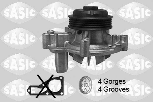 SASIC 2011A31 Water Pump, engine cooling