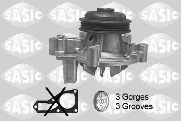 SASIC 2011A51 Water Pump, engine cooling