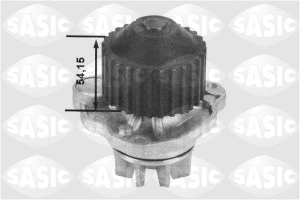 SASIC 2011F61 Water Pump, engine cooling