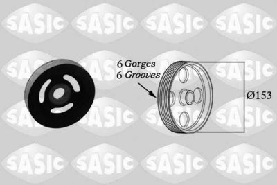 Belt Pulley, crankshaft SASIC 2150004