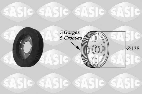 SASIC 2150009 Belt Pulley, crankshaft