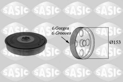 Belt Pulley, crankshaft SASIC 2150012