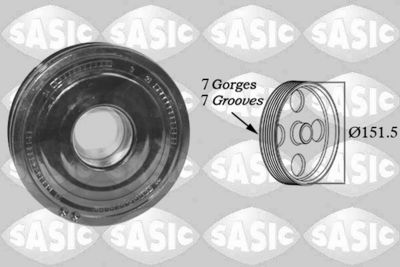 Belt Pulley, crankshaft SASIC 2150052