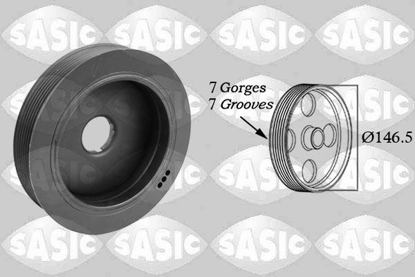 SASIC 2150054 Belt Pulley, crankshaft