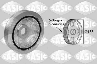 Belt Pulley, crankshaft SASIC 2150072