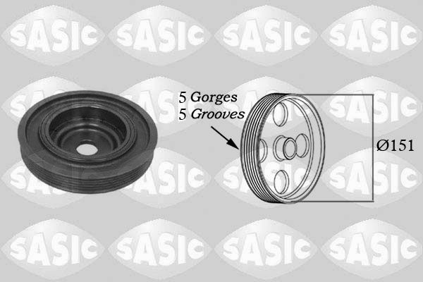 SASIC 2154008 Belt Pulley, crankshaft