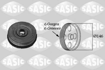 Belt Pulley, crankshaft SASIC 2154013