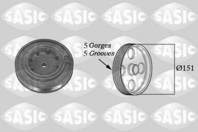 Belt Pulley, crankshaft SASIC 2154015